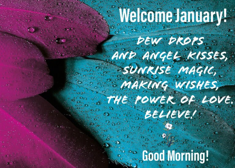 Happy January Images With Positive Quotes Good Morning Images
