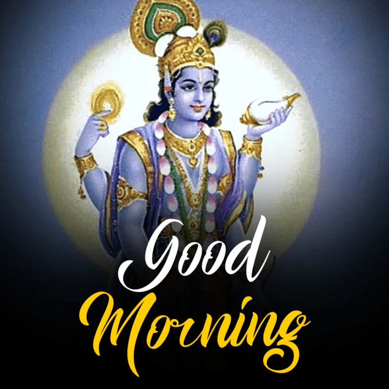 Morning Blessings from God Vishnu Ji - Good Morning Images