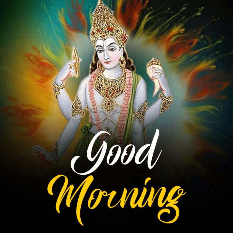 Morning Blessings from God Vishnu Ji